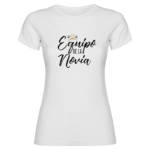 CAMISETAS DE CHICA NR EQUIPO DE LA NOVIA ORO