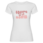 CAMISETAS DE CHICA NR EQUIPO DE LA NOVIA ROSADO