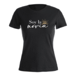 CAMISETA DESPEDIDA DE SOLTERA - SOY LA NOVIA 3 NEGRA CAMISETAS DE CHICA NR SOY LA NOVIA