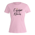 ROSA CAMISETAS DE CHICA NR EQUIPO DE LA NOVIA ORO